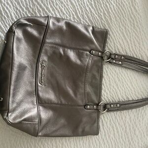 B Makowsky Leather Tote